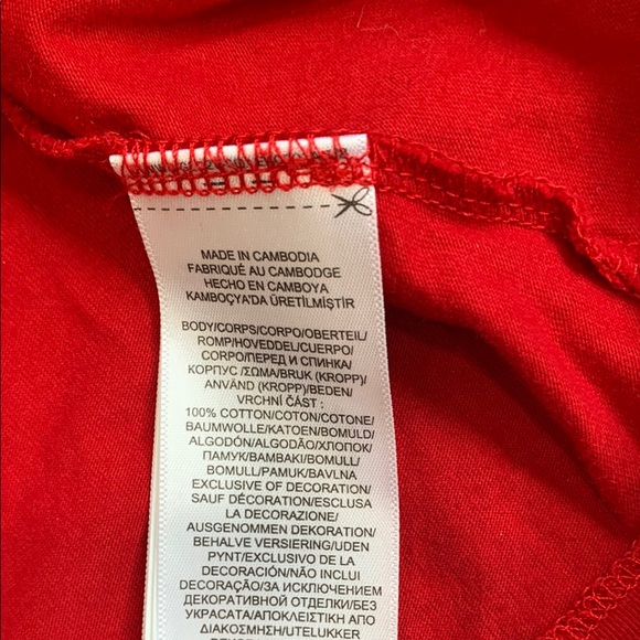 Polo Ralph Lauren Long Sleeve Crew Neck Red T-Shirt Size XL Custom Slim Fit - Picture 6 of 10